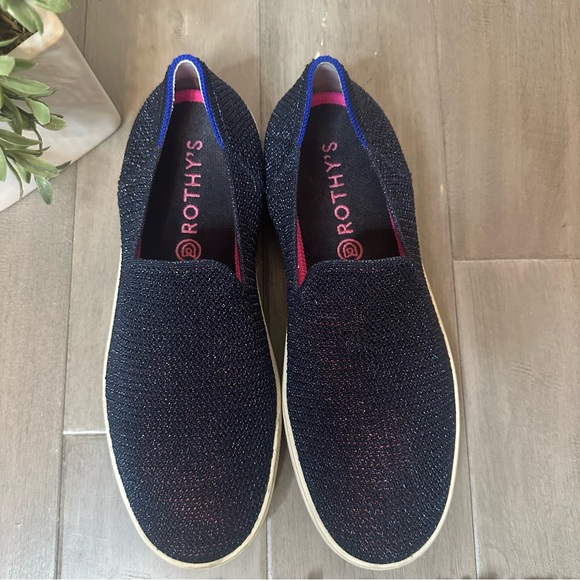 Rothy’s Limited Edition Metallic Slip On Sneakers Women’s 9.5 - Picture 8 of 12